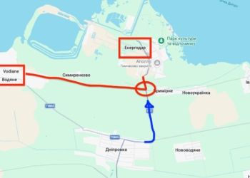 Рашисти мінують дороги біля Енергодара, перетворюючи його на Олешки-2