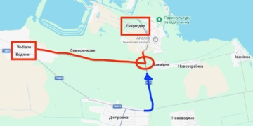 Рашисти мінують дороги біля Енергодара, перетворюючи його на Олешки-2