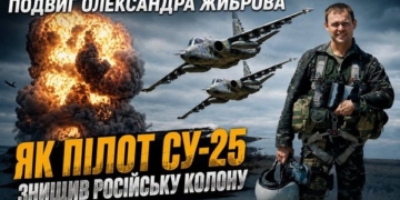 Спрямував свій підбитий літак на колону ворога. Командиру ескадрильї 299-ї бригади Олександру Жиброву присвоєно звання Героя України (ВІДЕО)