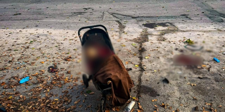 Ворог ударив по парку з людьми на Харківщині – загинули дві жінки і немовля, багато поранених (ФОТО)
