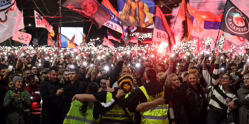 Історичні протести у Сербії. Що там за 2 дні до виборів (ВІДЕО)