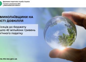 ДПС Миколаївщини на захисті довкілля: за 9 місяців до бюджету надійшло 42 млн грн екологічного податку